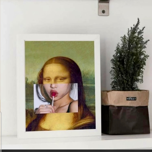 11.8" x 16.5" on quality print of this unique take - Picture 2 of 3